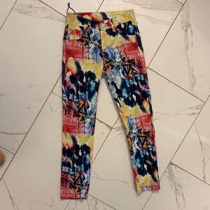 Colorful Graphic Kids Pants Size 8Y